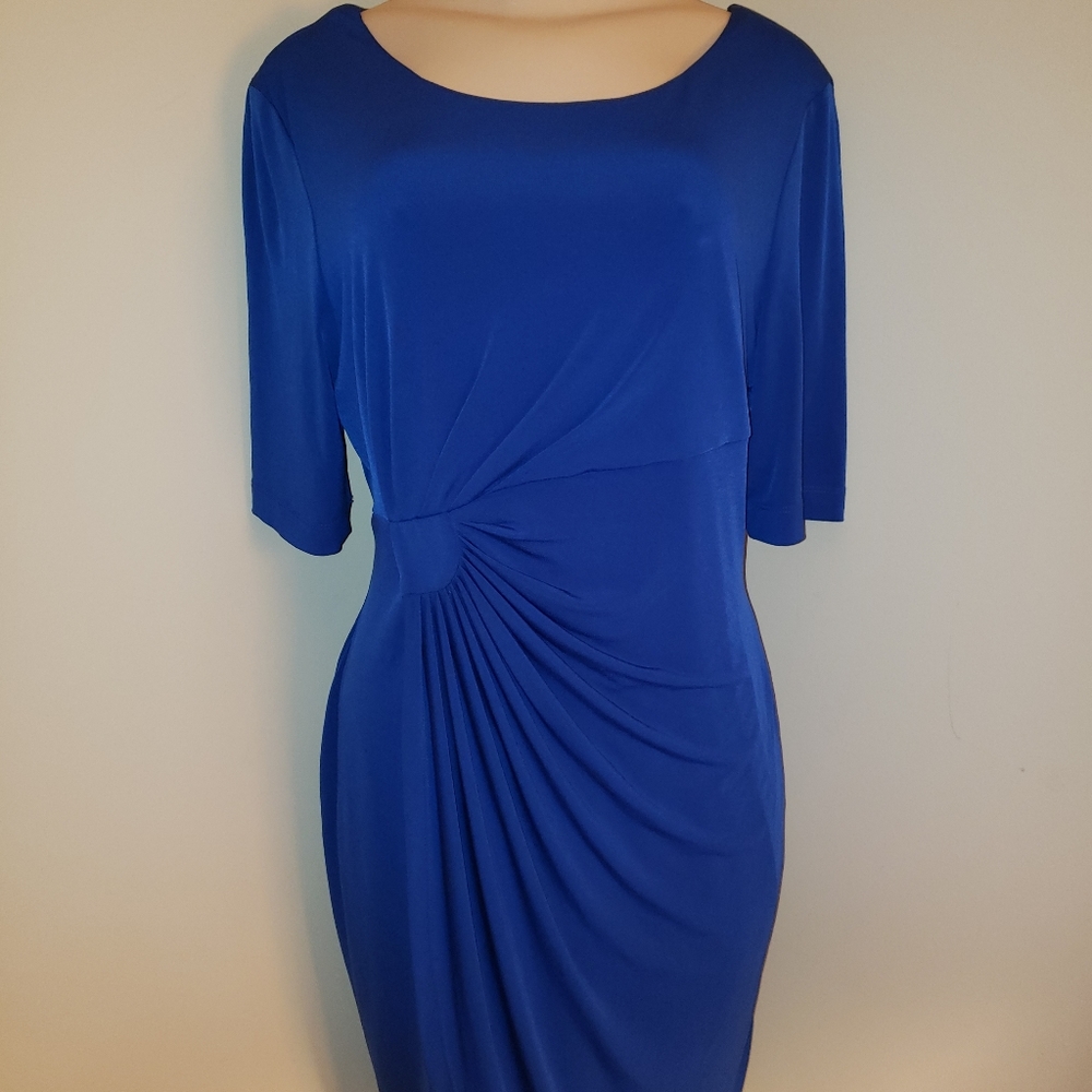 Blue Sheath Dress